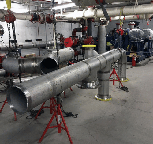 Piping work