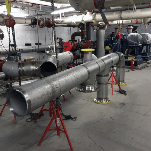 Piping work